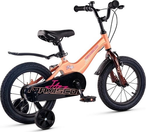 Детский велосипед Maxiscoo Jazz Стандарт Плюс 14 2025 MSC-J1441 (пудра, разобранный)
