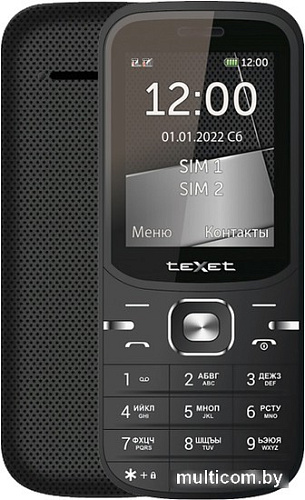 Кнопочный телефон TeXet TM-219 (черный)