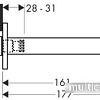 Излив Hansgrohe Metropol S 14420000