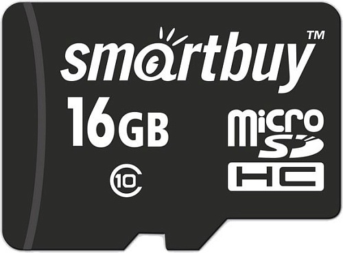 Карта памяти Smart Buy microSDHC SB16GBSDCL10-00LE 16GB
