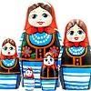 Развивающая игра Брестская Матрешка В польском народном костюме (набор 5 шт)