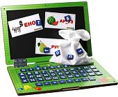 Развивающая игра WoodLand Toys Ноутбук Школа 139105