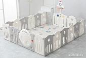 Игровой манеж UNIX kids SUPREME Space 200x240 Grey