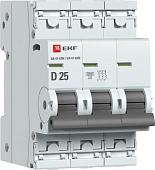 EKF PROxima 3P 25А (D) 6кА ВА 47-63N M636325D