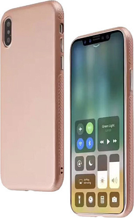 Чехол для телефона Case Deep Matte v.2 для Apple iPhone X (фирменная уп, розовое золото)