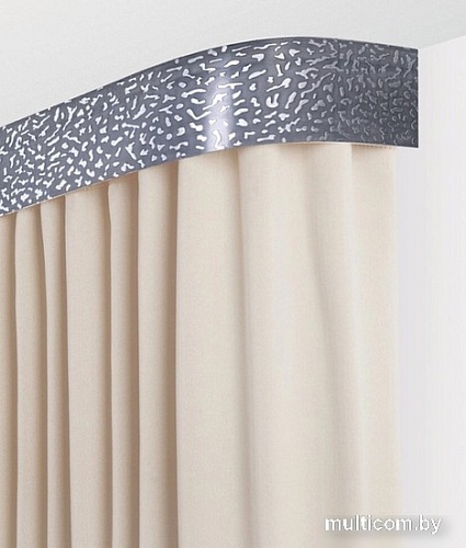 Карниз для штор Legrand Капелла 7см 2.4м 2р 58114480 (антрацит)