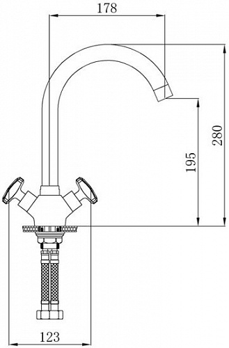 Смеситель РМС SL117-274F