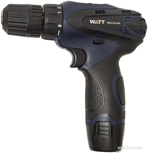 Шуруповерт WATT WAS-12Li-2 LE 1.012.020.00 (с 2-мя АКБ, кейс)