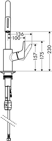 Смеситель Hansgrohe Focus 31815800