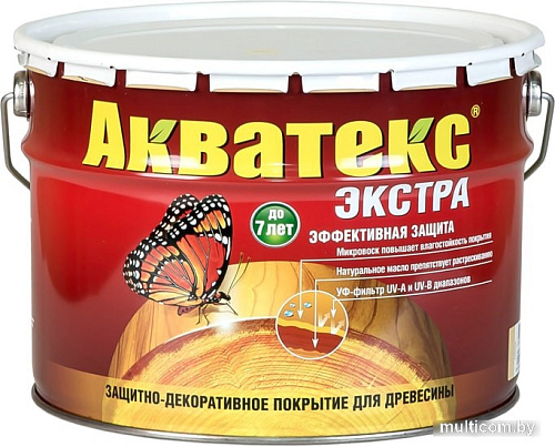 Пропитка Акватекс Экстра (орех, 9 л)