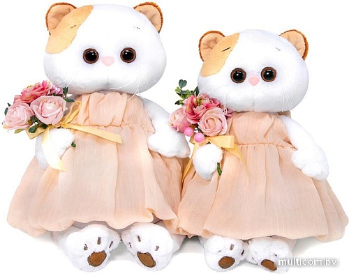 Классическая игрушка BUDI BASA Collection Кошечка Ли-Ли с летним букетом LK24-081 (24 см)