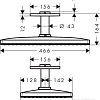 Верхний душ Hansgrohe Rainmaker Select 460 1jet 24002400