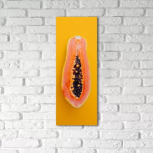Картина Stamprint Мякоть папайи KT076 (80x30)