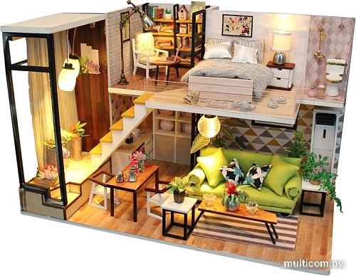 Румбокс Hobby Day DIY Mini House Скандинавский Лофт (M030)