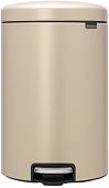 Brabantia Pedal Bin NewIcon 20 л (минерально-золотой)