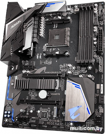 Материнская плата Gigabyte B450 Aorus Elite (rev. 1.0)