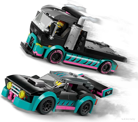 Конструктор LEGO City 60406 Гоночный автомобиль и грузовик-автовоз