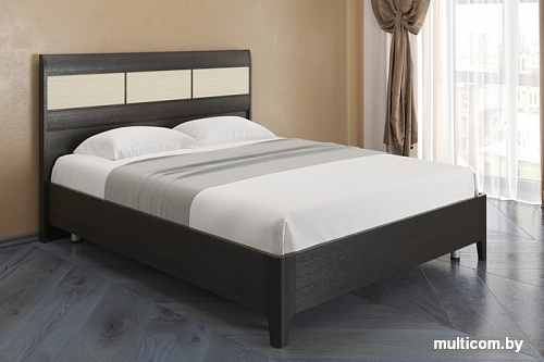 Кровать Лером Мелисса КР-2864-ВЕ-К 180x200 (дуб венге/комбинированный)