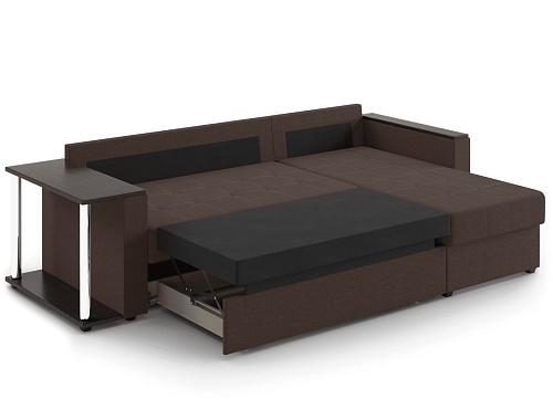 Угловой диван Mio Tesoro Атланта 110 (Savana Chocolate)