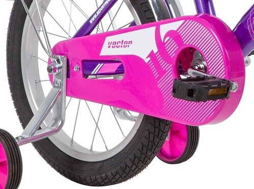 Детский велосипед Novatrack Vector 16 2020 163VECTOR.LC20 (фиолетовый/розовый)