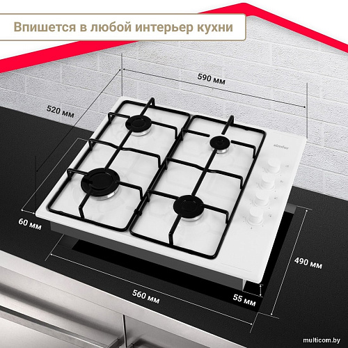 Варочная панель Simfer H60Q40W440