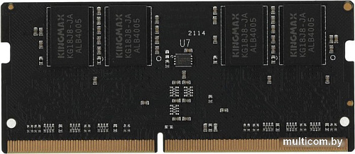 Оперативная память Kingmax 8ГБ DDR4 SODIMM 2666 МГц KM-SD4-2666-8GS