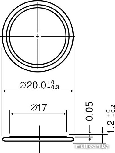 Батарейки Panasonic CR2012 CR-2012EL/1B