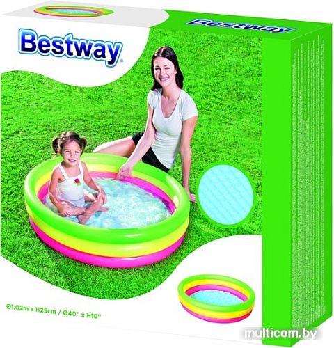 Надувной бассейн Bestway 51104 (102х25)