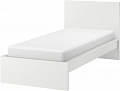 Кровать Ikea Мальм 200x90 (белый, Леирсунд) 792.109.91