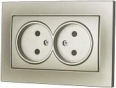 Розетка Elbi Vega 510-011430-908 (титан)