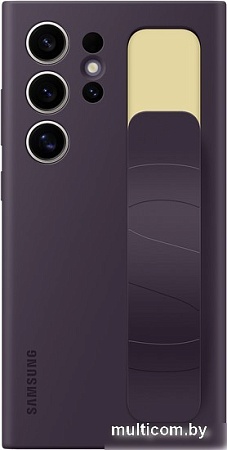 Чехол для телефона Samsung Standing Grip Case S24 Ultra (темно-фиолетовый)