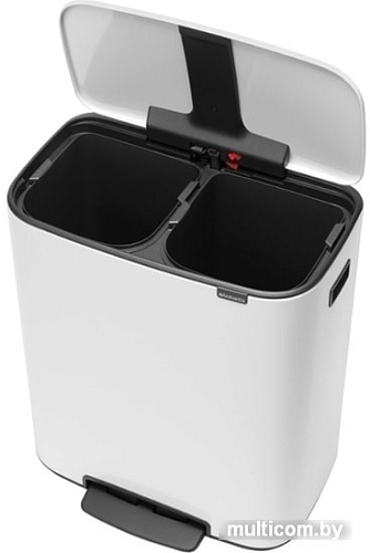 Brabantia Bo Pedal Bin 2 x 30 л (белый)