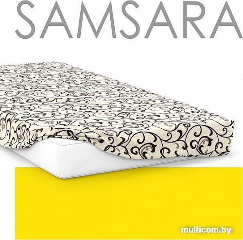 Постельное белье Samsara Завитки пломбир 90Пр-5 90x200