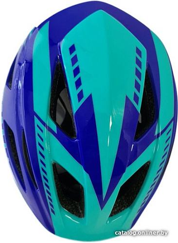 Cпортивный шлем Favorit IN03-M-BL (синий/бирюзовый)