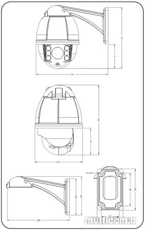 CCTV-камера Orient AHD-225-SN14V