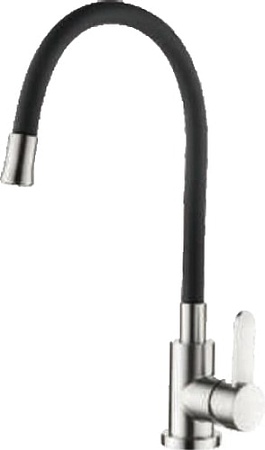 Смеситель Ledeme L74004-2 (сатин/черный)