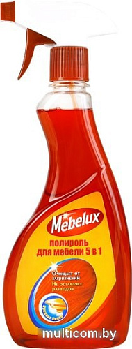 Средство для мебели Mebelux 5 в 1 для любых поверхностей 500 мл
