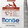 Сухой корм для собак Monge All Breeds Puppy &amp; Junior Lamb and Rice 2.5 кг