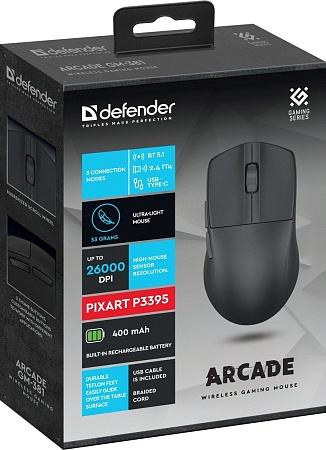 Игровая мышь Defender Arcade GM-381 (черный)