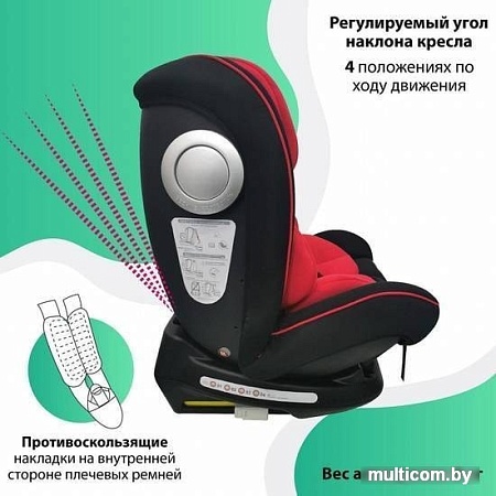 Детское автокресло Nuovita Maczione N123i-2 (красный)