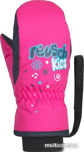 Варежки Reusch Kids mitten 4885405 0350 (р-р 0, розовый)