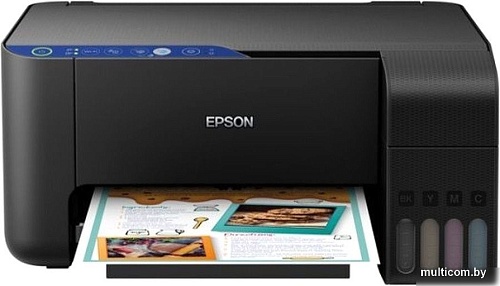 МФУ Epson EcoTank L3258 (ресурс стартовых контейнеров 4500/7500, контейнер 004)