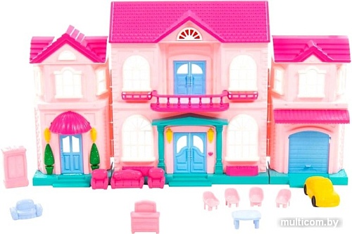 Кукольный домик Полесье София с набором мебели и автомобилем 78018