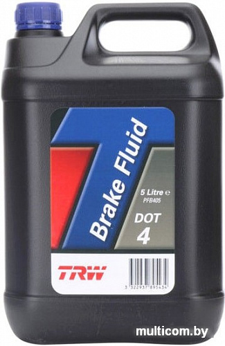 Тормозная жидкость TRW Brake Fluid DOT4 5л
