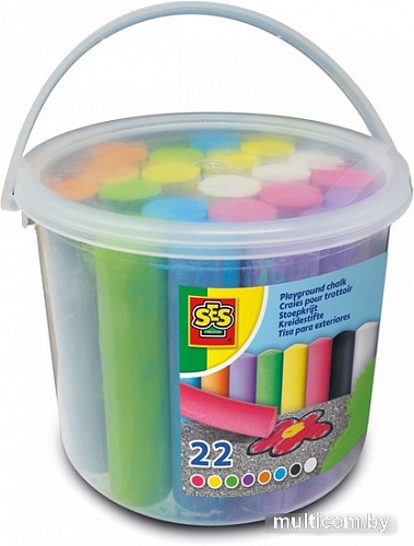 Набор мела канцелярского SES Creative Набор мела канцелярского SES Creative 02205 (8 шт)