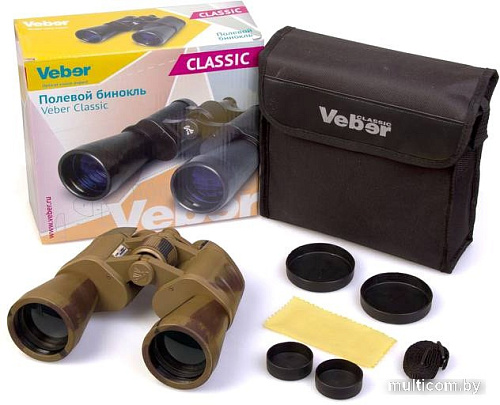 Бинокль Veber Classic БПЦ 20x50 VR камуфляж