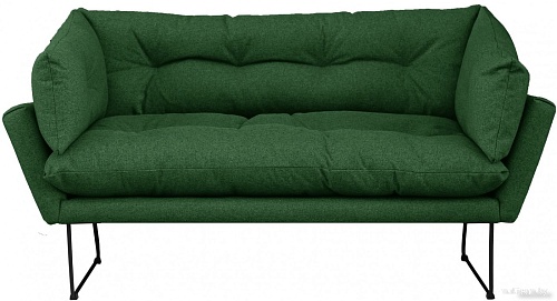Диван Brioli Анико двухместный (J8/темно-зеленый)