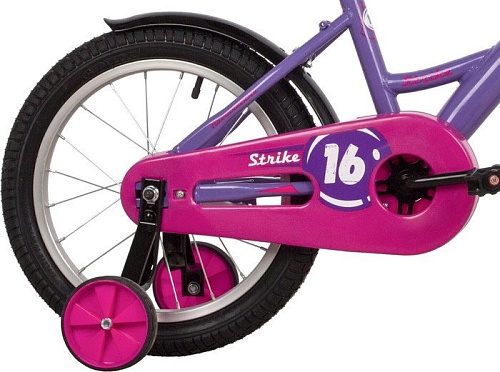 Детский велосипед Novatrack Strike 16 2022 163STRIKE.VL22 (фиолетовый)