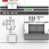 Дифференциальный автомат EKF PROxima АД-32 2P 63А (C) 100мА тип AC 4.5кА DA32-63-100-pro