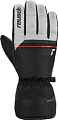 Горнолыжные перчатки Reusch Snow King 6201198-1120 (р-р 10, White/Fire Red/Black)